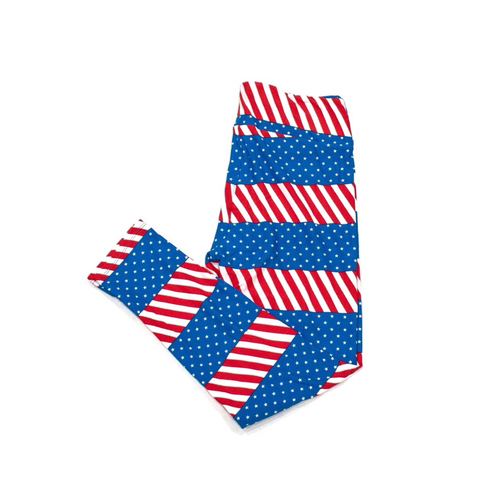 4th of July Patriotic Leggings (American Flag)